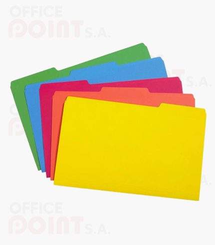 Folder de manila de colores legal ofimak