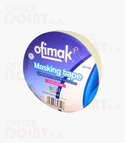 Masking tape 1 1/2 pulg ofimak