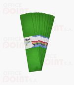 Papel crepe verde