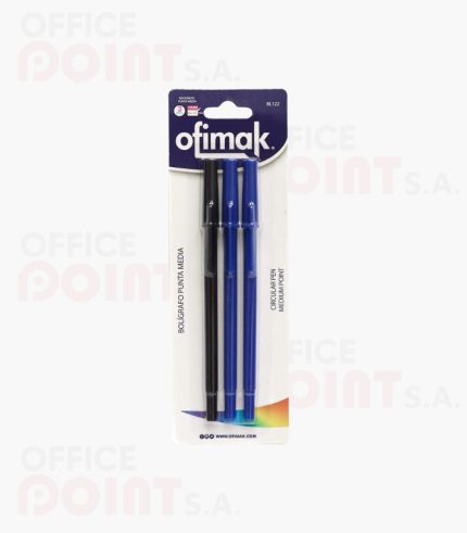 Set de lapiceros metrix 3pcs ofimak