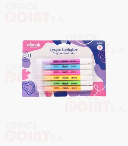 Set de resaltadores crayon